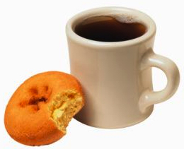Image result for picture of coffee and donuts