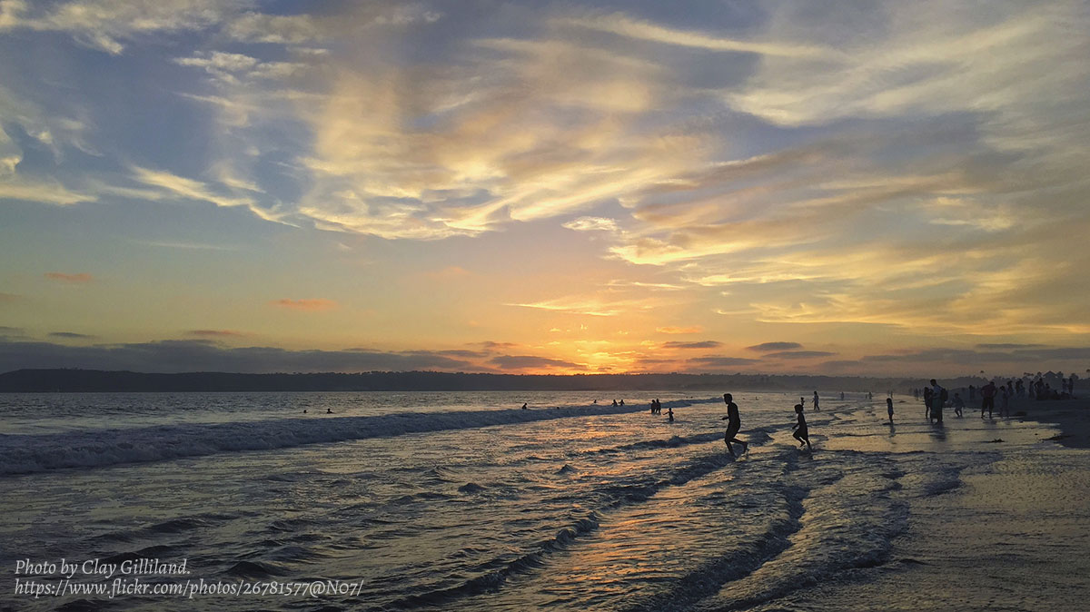 Beach Mass and Bonfire