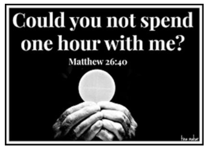 Eucharistic Adoration Summer Hours