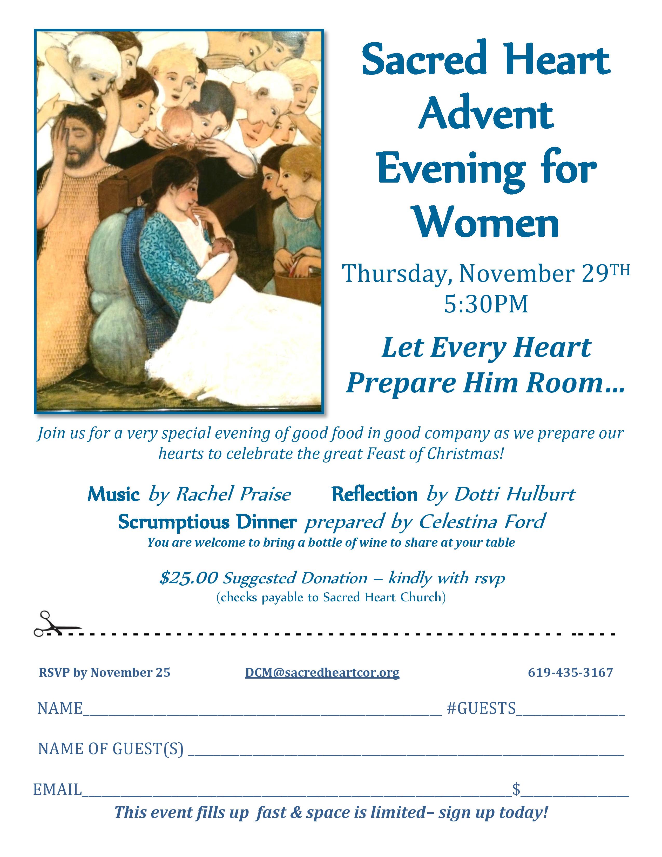 Advent Women's Evening **AT CAPACITY**