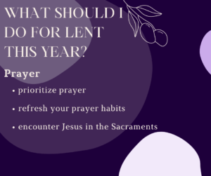 What Should I Do For Lent This Year