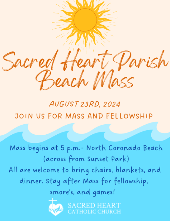 Sacred Heart Parish Beach Mass
