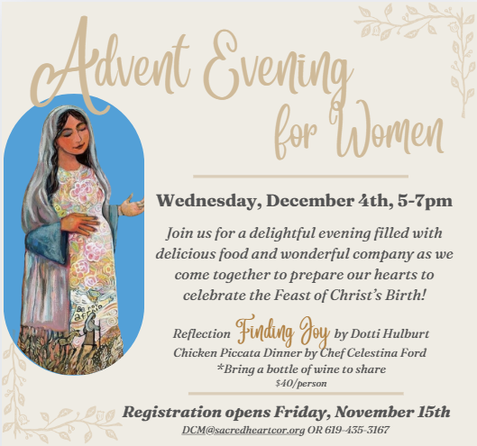 Advent Evening for Women | Dinner