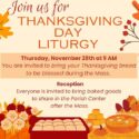 Thanksgiving Day Liturgy